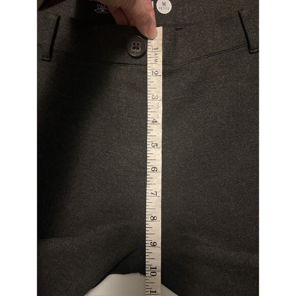 Betabrand Charcoal Skinny Leg Yoga Dress Pants Womens Sz Medium Petite W1166-CH - Picture 7 of 8